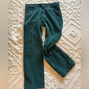 *vintage* Teal Genuine Roebucks corduroy pants from Sears, Roebuck and Co.